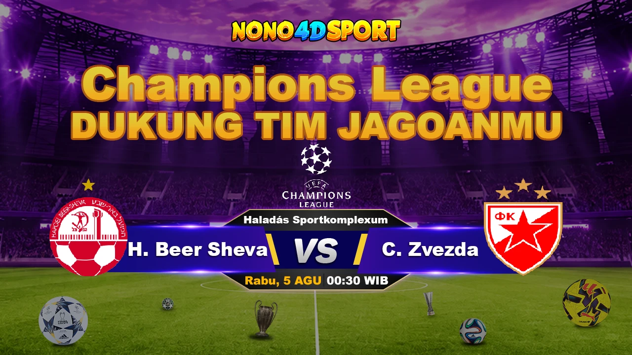 Prediksi Skor Hapoel Beer-Sheva vs  Crvena Zvezda