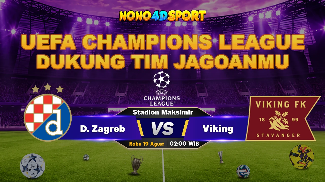 Prediksi Skor Dinamo Zagreb vs Viking