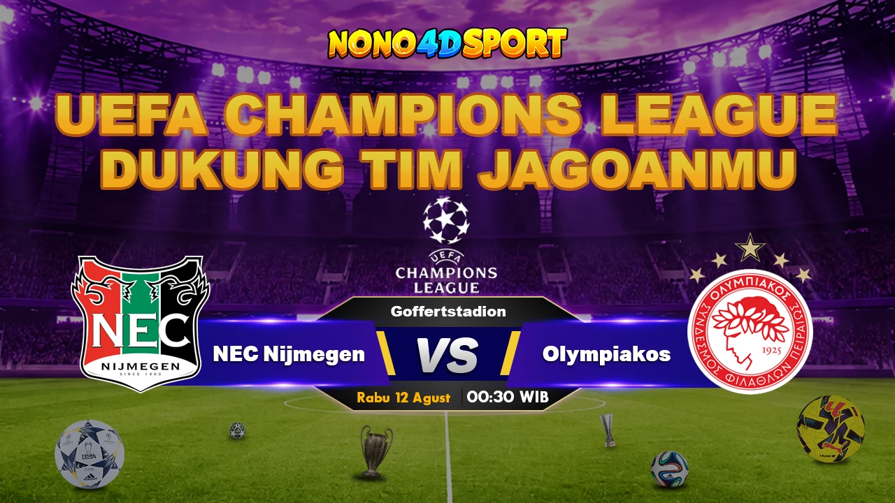 Prediksi Skor NEC Nijmegen vs Olympiakos Piraeus