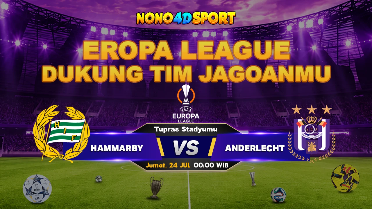 Hammarby vs Anderlecht Prediksi Skor