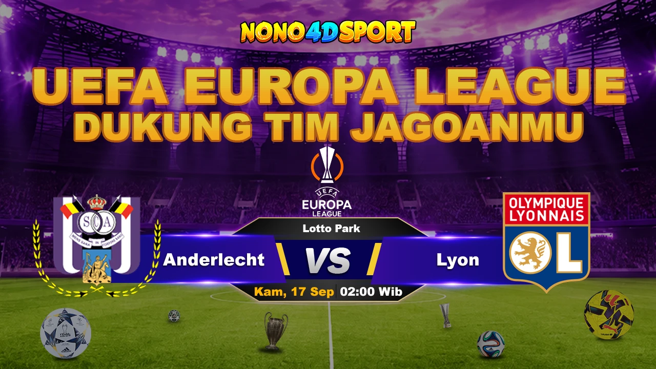 Prediksi skor Anderlecht vs Lyon
