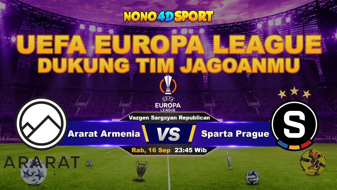 Prediksi Skor Ararat Armenia vs Sparta Prague