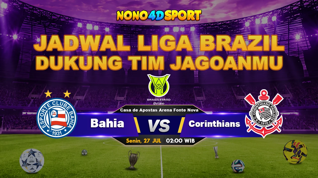 PREDIKSI SKOR Bahia vs Corinthians